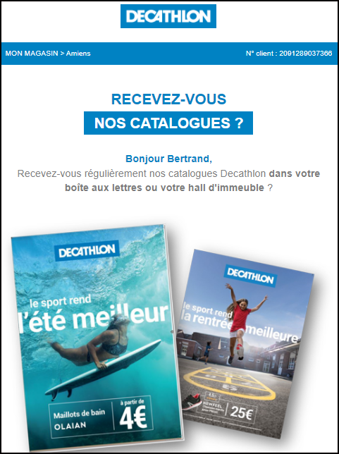 Contrôle de distribution des prospectus